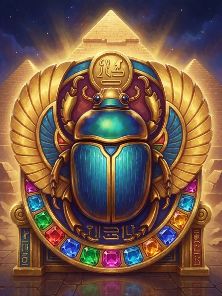 &Auml;gypten-Slot mit goldenem Skarab&auml;us - Spielautomat im Millioner Casino