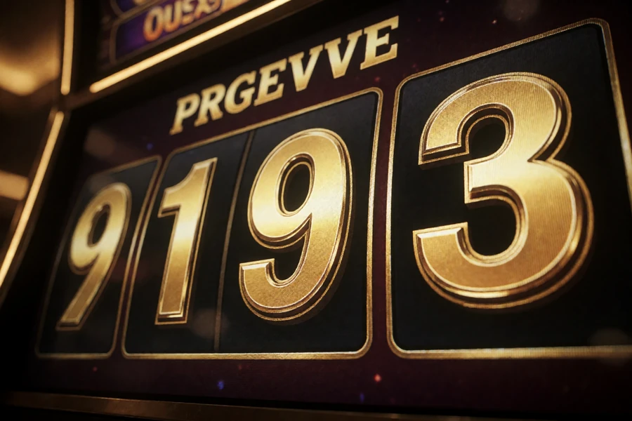 Digitale Jackpot-Anzeige mit leuchtenden goldenen Ziffern - progressive Jackpots im Millioner Casino