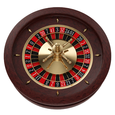 Goldenes Roulette-Rad von oben - RNG Roulette im Millioner Casino
